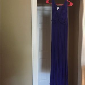 Long purple dress
